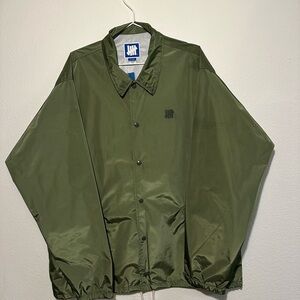 Undefeated Olive Windbreaker Jacket